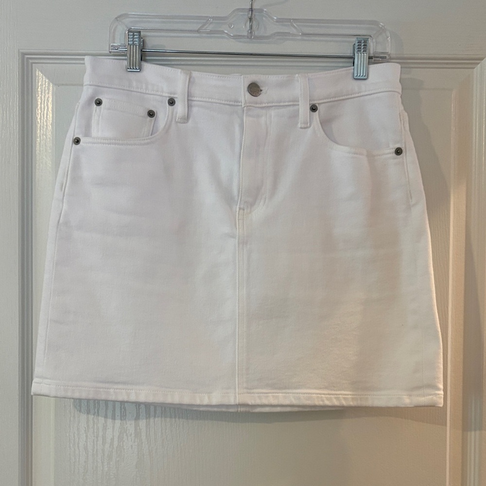 J. Crew Factory White Mini Skirt